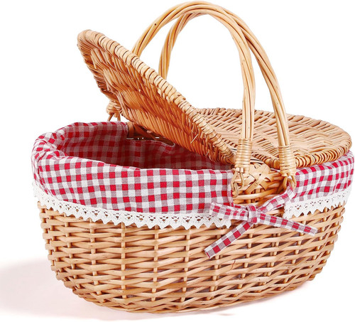 Cestino vimini picnic - cestino,