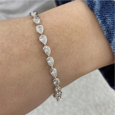 Braccialetto Tennis 5ct Pera