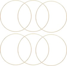 Confezione 6 Anelli In Metallo