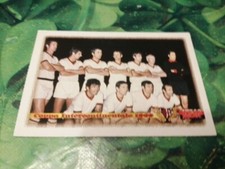 248sc Calcio/Football Cartolina MILAN commemorativa Coppa Intercontinentale 1969