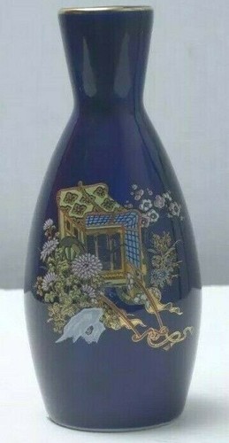 Piccolo vaso vetro blu - in,