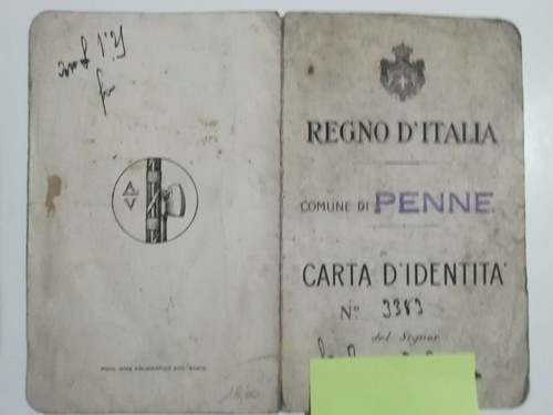 Carta identità regno - carta,