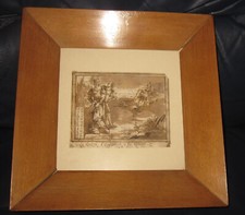 Affascinante disegno antico: La Verità, l'Oppinione e la Voluttà cm 10 x cm 13