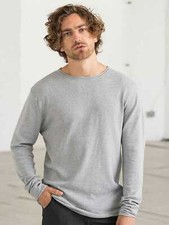 AWDIS ECOLOGIE maglione UNISEX leggero COTONE rigenerato JERSEY maglia