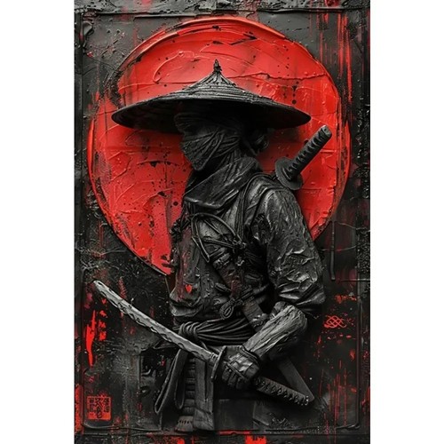 Targa vintage samurai - , in