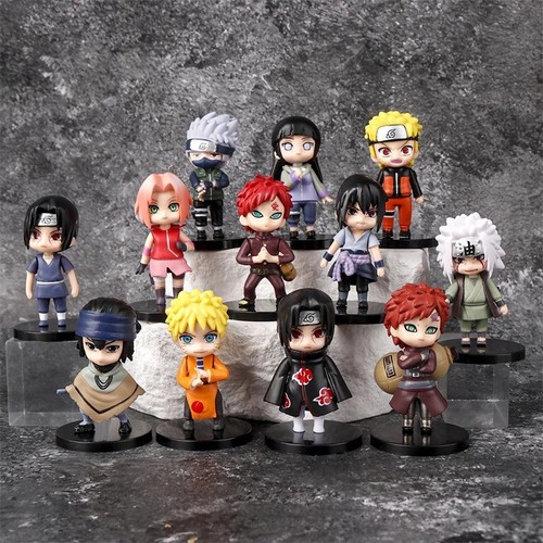 Naruto action figure set - naruto, 12pcs