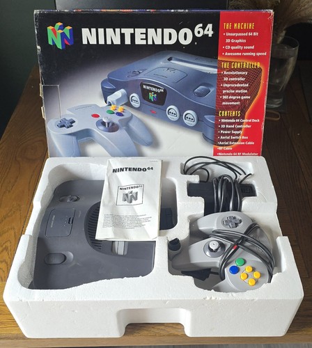 Console n64 nintendo boxata - console,