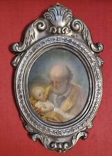 DIPINTO  XVII XVIII 600 700 TELA SAN GIUSEPPE OLIO QUADRO PALA D'ALTARE ANTICO