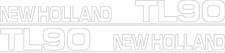 Set decalcomanie trattore TL90