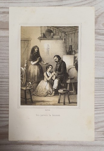 1850 litografia stampa