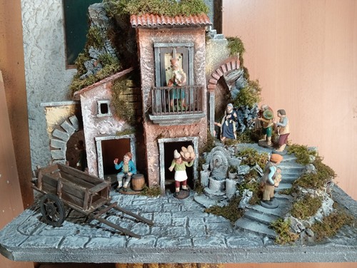 Presepe artigianale napoletano - presepe,