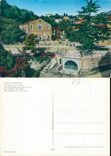 Arqua petrarca fontana del - arqua', petrarca,la