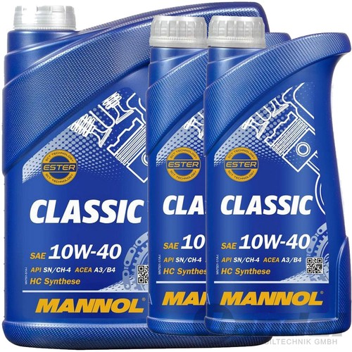 1x5l 2x1l mannol classic - mannol,