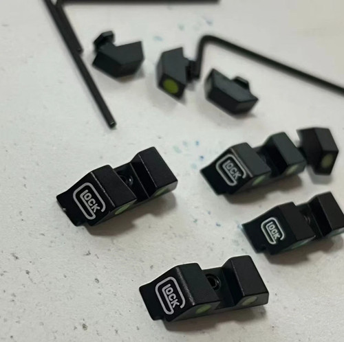 Green night sights glock - night, 17