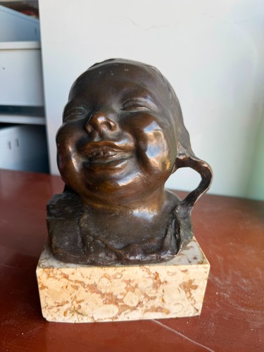 Scultura bronzo bambino - scultura,