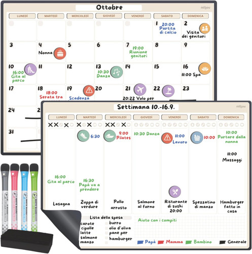 Calendario magnetico - calendario, da