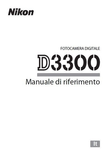 Per nikon d3300 manuale - d3300,