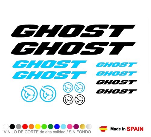 Pegatinas vinilo ghost - ghost, bici