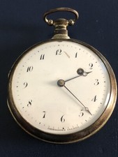 Pocket Watch Fusee Verge Courvoisier Freres 