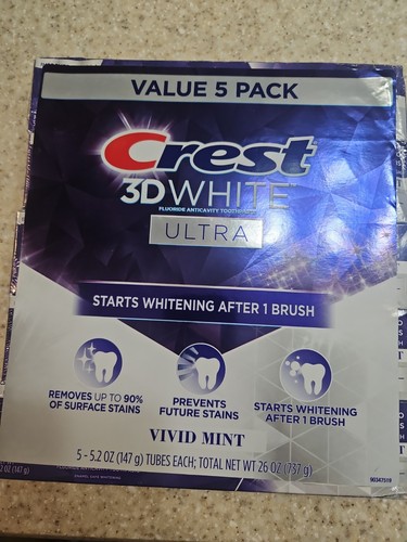 Crest dentifricio bianco - 3d,