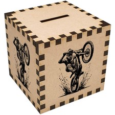 'Muddy Mountain Bike Wheelie'