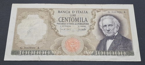 Centomila 100000 lire manzoni - 100000,