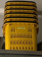 Carrello/cestino Spesa 40 Litri giallo
