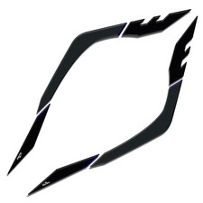 ADESIVI PEDANA MOTO 3D RESINATI COMPATIBILI PER KYMCO XCITING 400S 2019