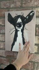 Dipinto olio su tela cane