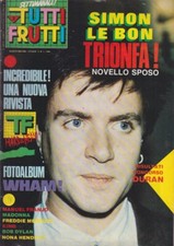 TUTTI FRUTTI settimanale rivista n.2 1986 simon le bon wham madonna