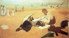 Degas - Sulla spiaggia - 1876