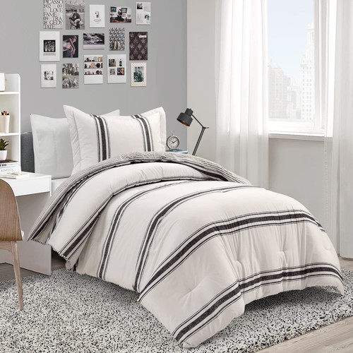 Lush decor farmhouse stripe - farmhouse,