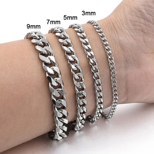 Bracciale catena maglia - , cubana
