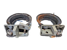 COPPIA SUPPORTO CALOTTA FARO ANTERIORE DX SX PIAGGIO APE CAR BENZINA (DIFETTI)