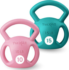 Set Kettlebell 10&15Lb con