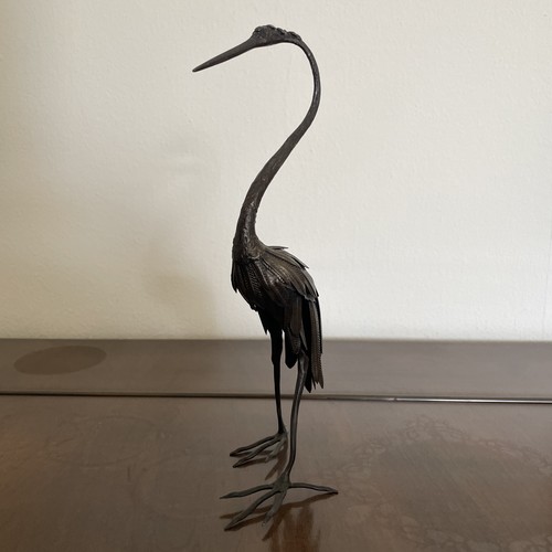 Cicogna scultura in - scultura,