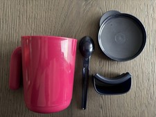 Tazza Tupperware Per Microonde  330 ML Con Tappo ermetico e cucchiaino