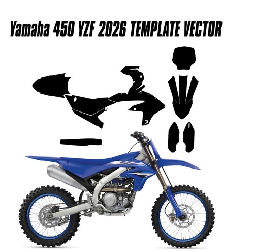 Yamaha 450 yzf 2026 template - yamaha,