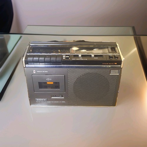 Vintagesony cassette recorder - vintagesony,