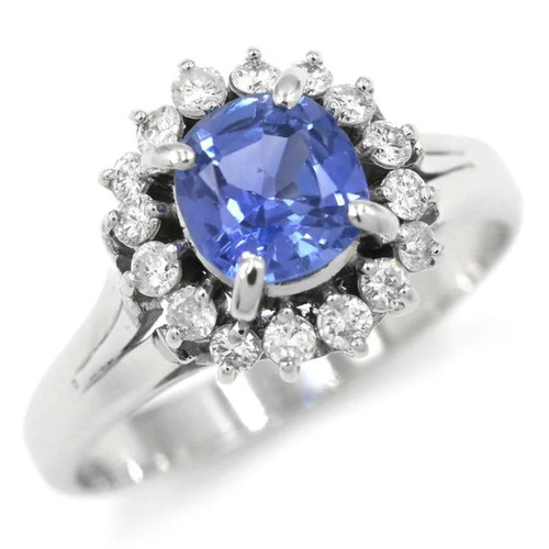 Anello zaffiro blu naturale - zaffiro,