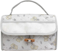 Beauty Case Da Neonato Da Ricamare a Punto Croce, Beauty Case Con Tela Aida, Org