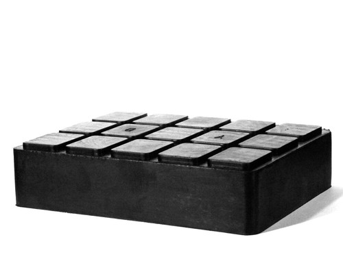 Supporto gomma quadrato - supporto,