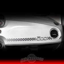 Adesivo fiat 500 - adesivo, scacchiera
