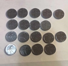 LOTTO DI 18 MONETE DA 50 LIRE