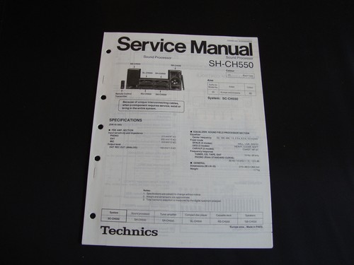 Manuale servizio originale - manuale,