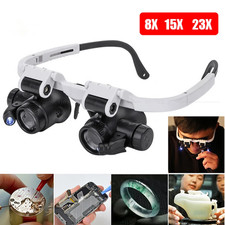 Gafas de Lupa con Luz LED para