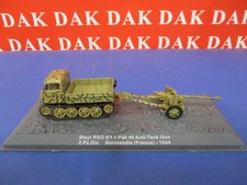 Die cast 1/72 Modellino Trattore Steyr RSO 0/1 + Pak 40 Anti-Tank Gun 2 Pz. Div.