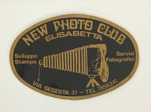Adesivo negozio new photo club - adesivo,