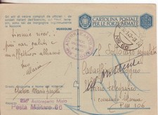 99-Posta Militare 66-Seconda Guerra-1943-233 Autoreparto/ Comando Marina P.M.106
