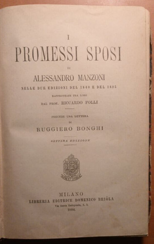 Promessi sposi alessandro - promessi,